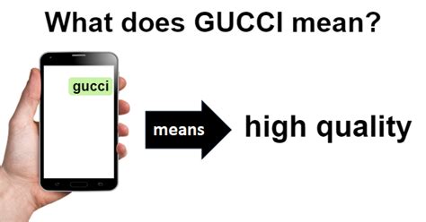 what means gucci